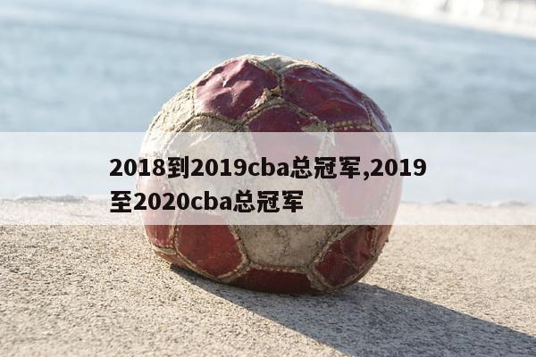 2018到2019cba总冠军,2019至2020cba总冠军